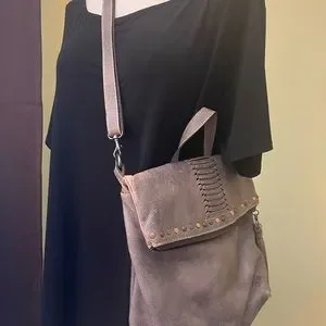 EUC Patricia Nash Luzille Convertible Backpack Gray Distressed Leather Patricia Nash Brown Leather | Mercari main image 4